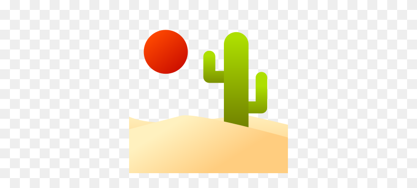 320x320 Desert Emojidex - Desert PNG