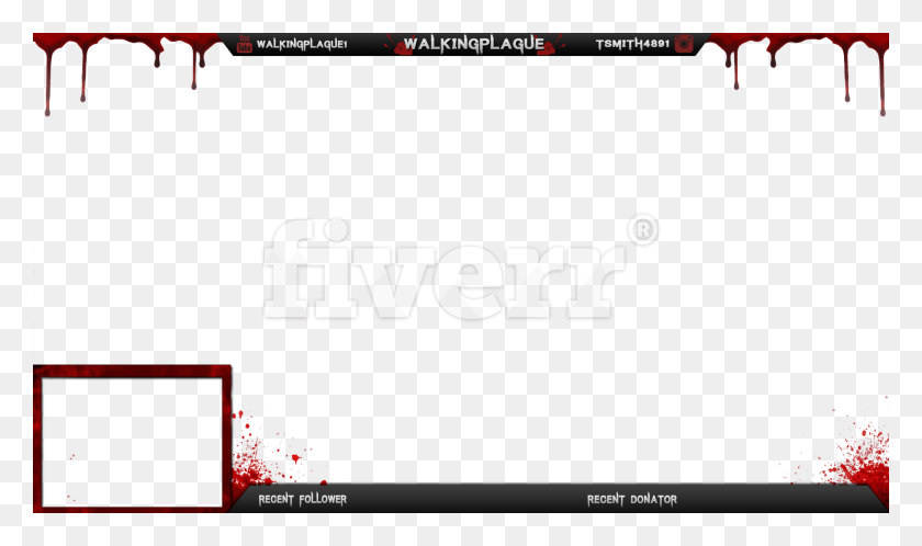 1920x1080 Design A Twitch Overlay For Your Channel - Twitch Overlay PNG