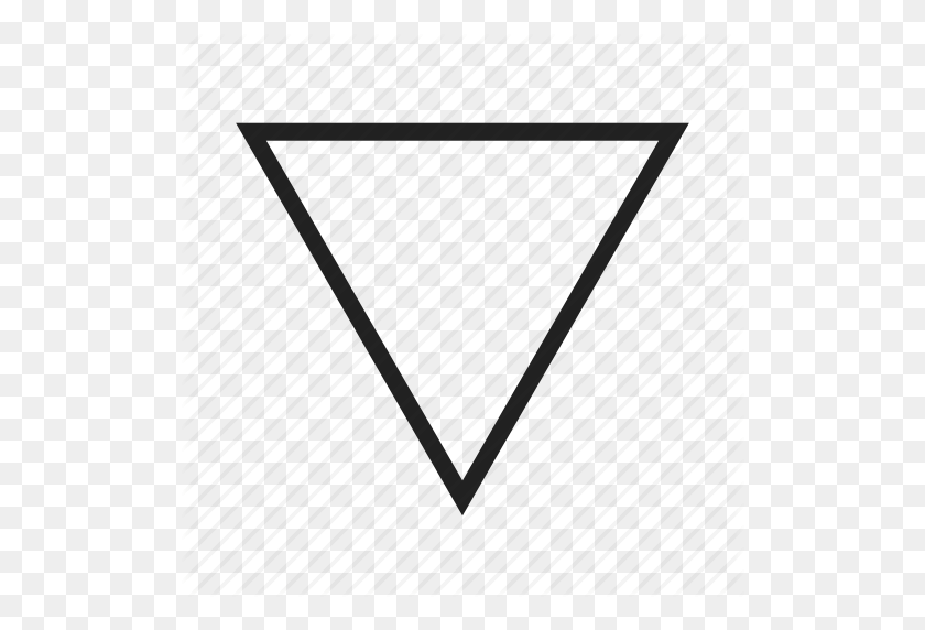 512x512 Design, Geometry, Graphic, Inverted, Pyramid, Shape, Triangle Icon - Geometric Shape PNG