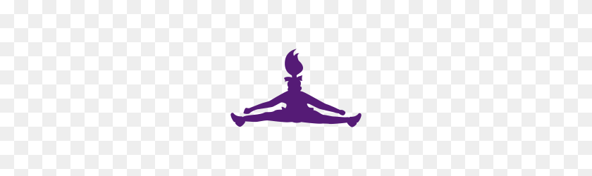 190x190 Design Toe Touch - Cheerleader Silhouette PNG