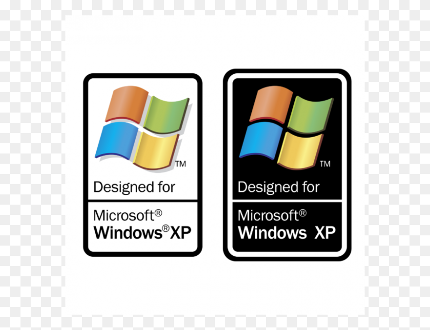 800x600 Diseñado Para Microsoft Windows Xp Logo Png Transparent - Windows Xp Logo Png