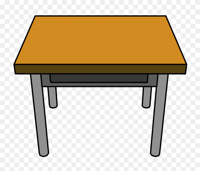 1050x884 Desk Clipart Classroom Table - Estudiante Trabajando En El Escritorio Clipart