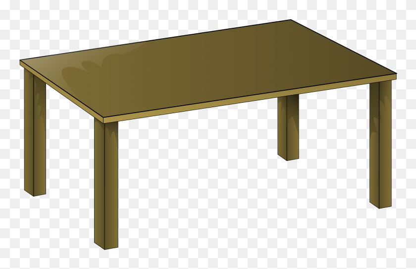 2400x1485 Desk Clipart Wooden Table - Silla De Oficina Clipart