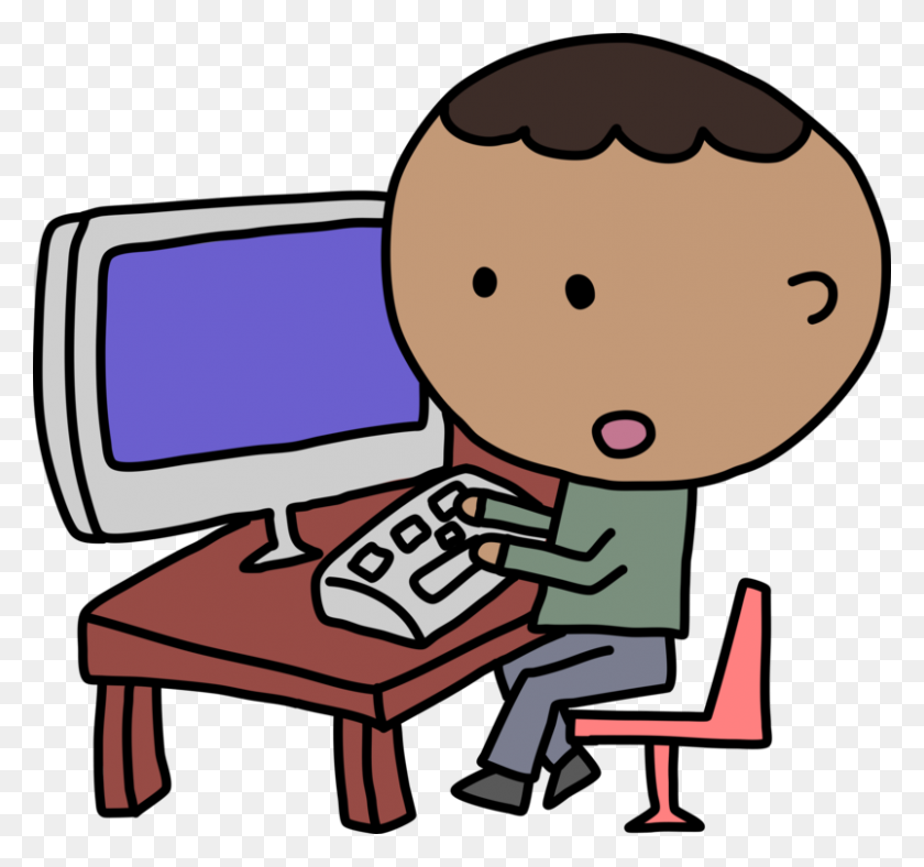 803x750 Desktop Computers Laptop Child Download - Envy Clipart