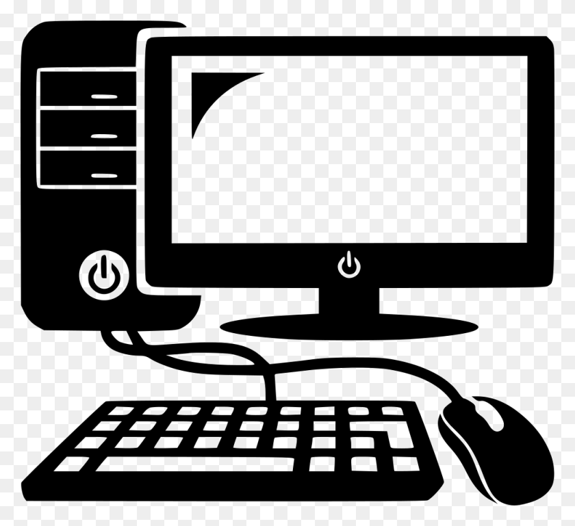 980x892 Desktop Pc Screen Mouse Keyboard Png Icon Free Download - Keyboard PNG