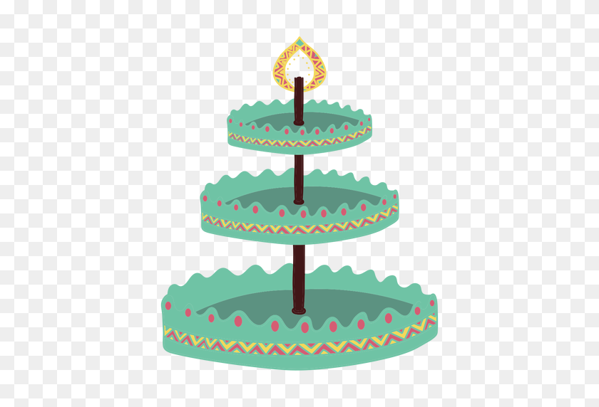 512x512 Dessert Clipart Cake Stand - Tiered Cake Clipart