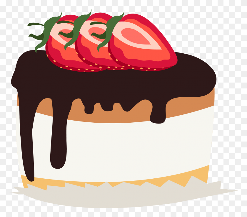 2128x1846 Dessert Clipart Chocolate Cake - Summer Birthday Clipart