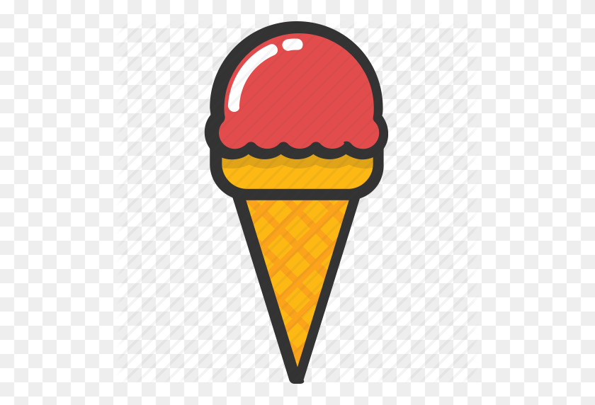 512x512 Dessert, Frozen Food, Ice Cone, Ice Cream, Snow Cone Icon - Snow Cone PNG