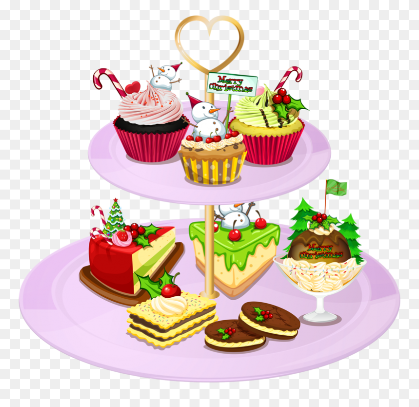 800x776 Desserts Cupcakes, Cupcake Clipart And Desserts - Gingerbread Man Clipart