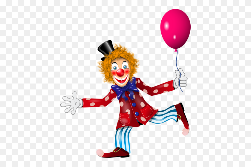 436x500 Dessins Clown Carnival - Clown Clipart PNG