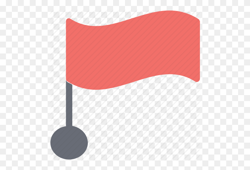 512x512 Флаг Пункта Назначения, Прапорщик, Флаг, Флаг Местоположения, Значок Треугольного Флага - Клипарт С Треугольным Флагом