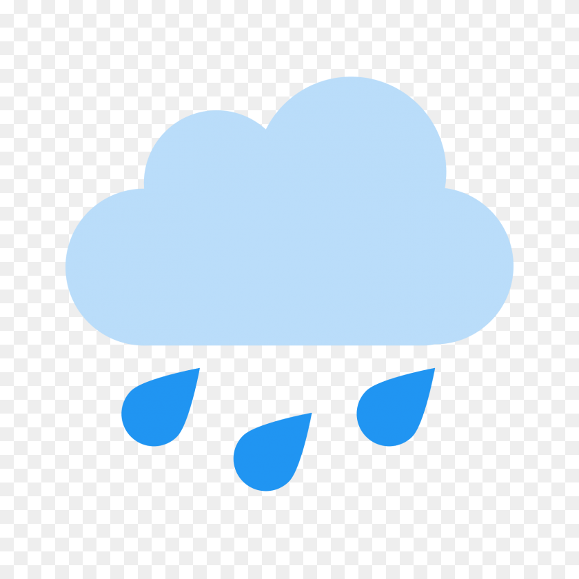 1600x1600 Deszcz Icon - Rain Cloud PNG
