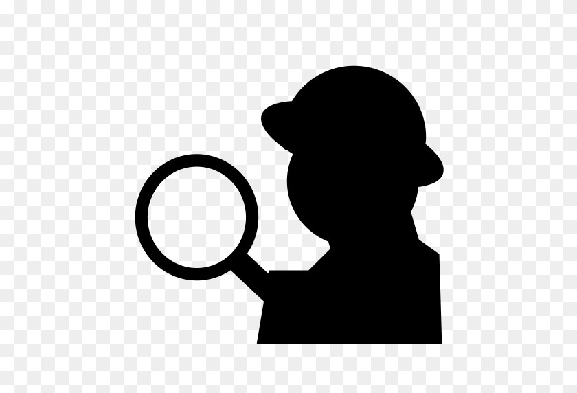 512x512 Detective, Job, Loupe Icon With Png And Vector Format For Free - Detective PNG