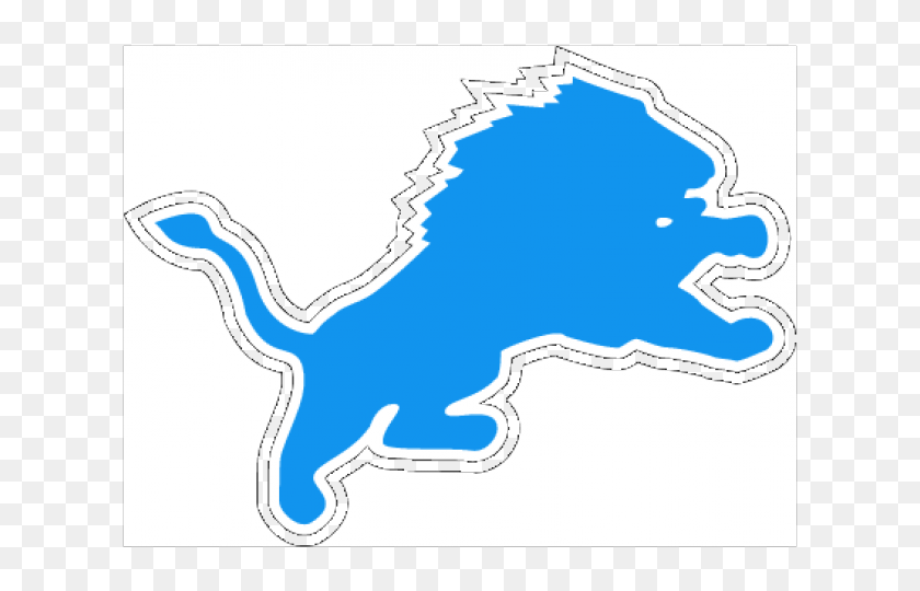 640x480 Detroit Lions Logo Stencil - Detroit Lions Logo PNG