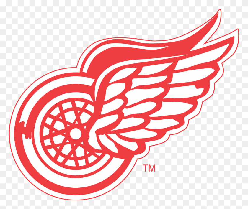 1229x1024 Detroit Red Wings Logo Png Nhl - Detroit Clipart