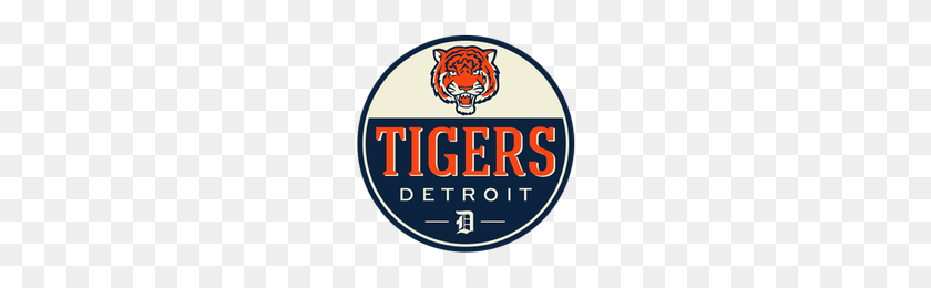 200x200 Tigres De Detroit Logos Retro - Logotipo De Los Tigres De Detroit Png