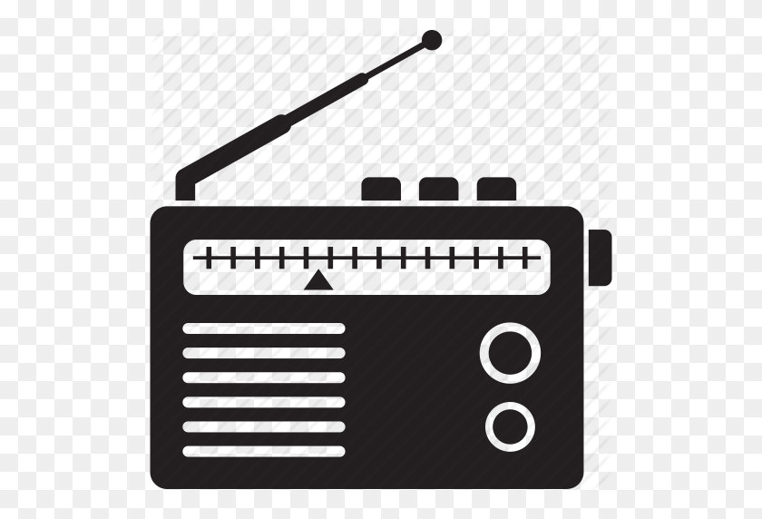 512x512 Dispositivo, Portátil, Radio, Receptor De Radio, Icono De Receptor - Icono De Radio Png