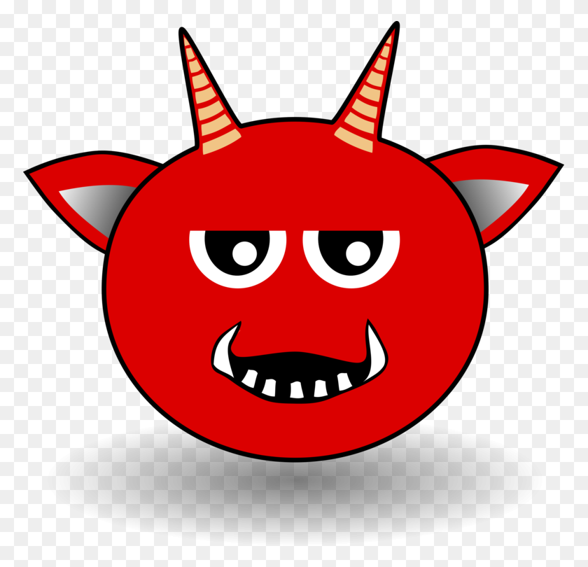 773x750 Devil Demon Cartoon Angel Satan - Satan Clipart