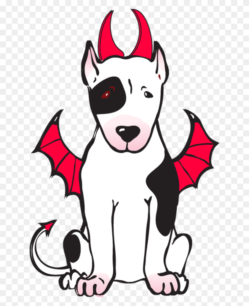 640x973 Devil Dog Clip Art - Dog Clipart