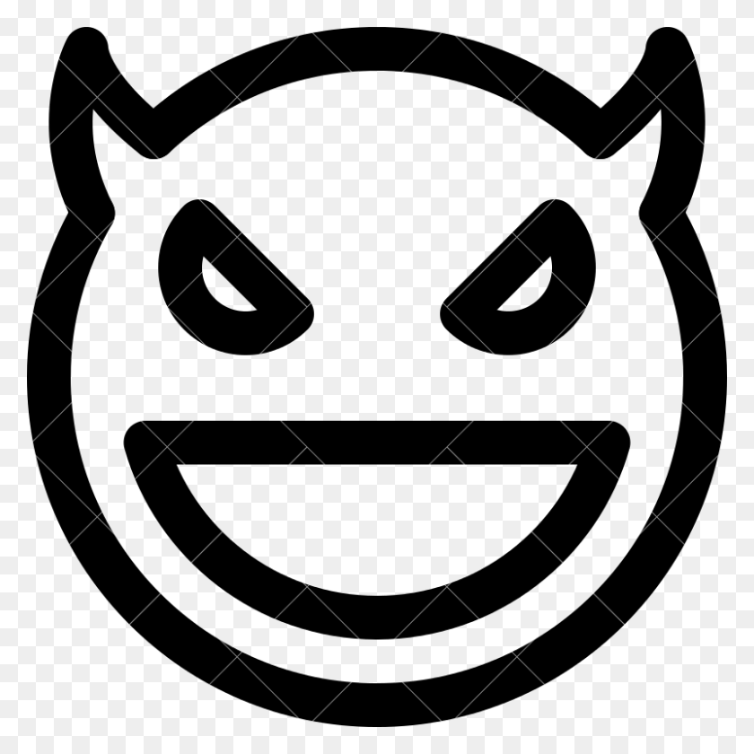800x800 Devil Emoji - Devil Emoji PNG