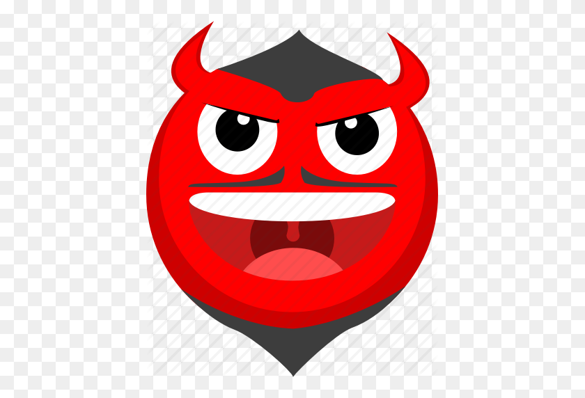419x512 Diablo, Emoji, Mal, Facebook, Infierno, Satanás Icono - Diablo Emoji Png
