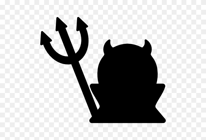 512x512 Devil Icon - Demon Horns PNG