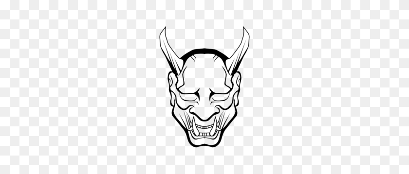 222x298 Devil Outline Clip Art - Skull Head Clipart