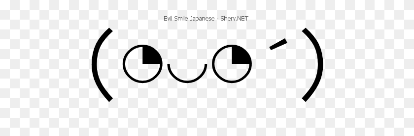 588x217 Devil Symbols And Text Emoticons - Evil Smile PNG
