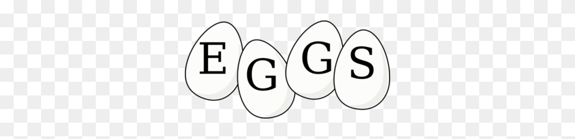 300x144 Deviled Eggs Clipart Black And White - Egg Clipart Black And White