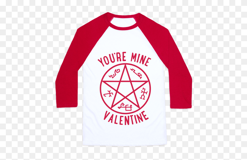 484x484 Devil's Trap Sobrenatural San Valentín Camiseta De Béisbol Lookhuman - Sobrenatural Png