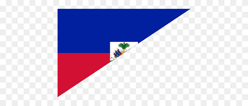 450x300 Diagonal De La Bandera De Haití Tl - Bandera De Haití Png