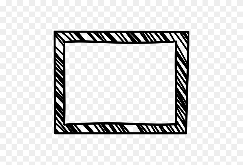 512x512 Diagonal Lines Frame Doodle - Diagonal Lines PNG