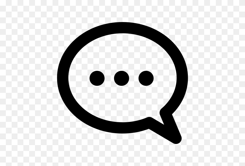 512x512 Dialogue, Message, Speech Bubble Icon With Png And Vector Format - Text Message Bubble PNG