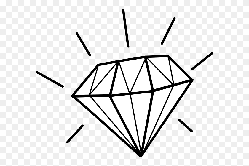600x503 Diamante Diamante Clipart Tamaño Mediano Proyectos Para Probar - Forma De Diamante Png