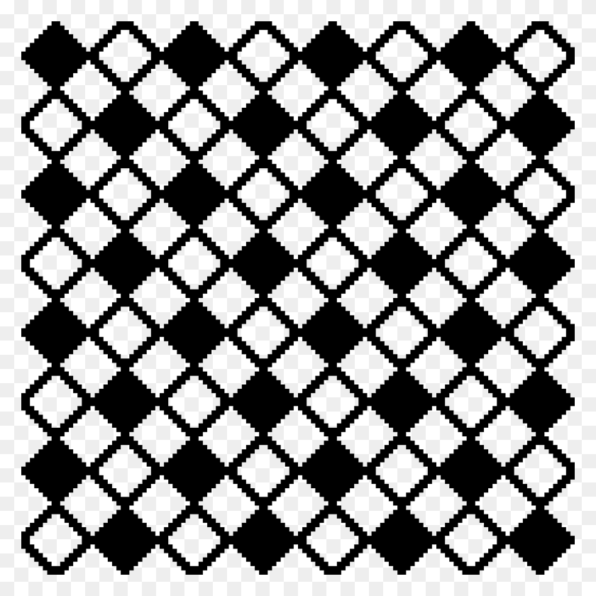 2400x2400 Diamond Clipart Rhombus - Diamond Pattern PNG