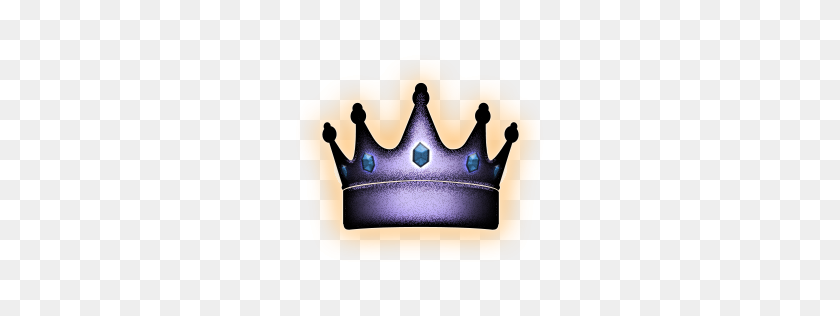 256x256 Diamond Crown - Purple Crown PNG