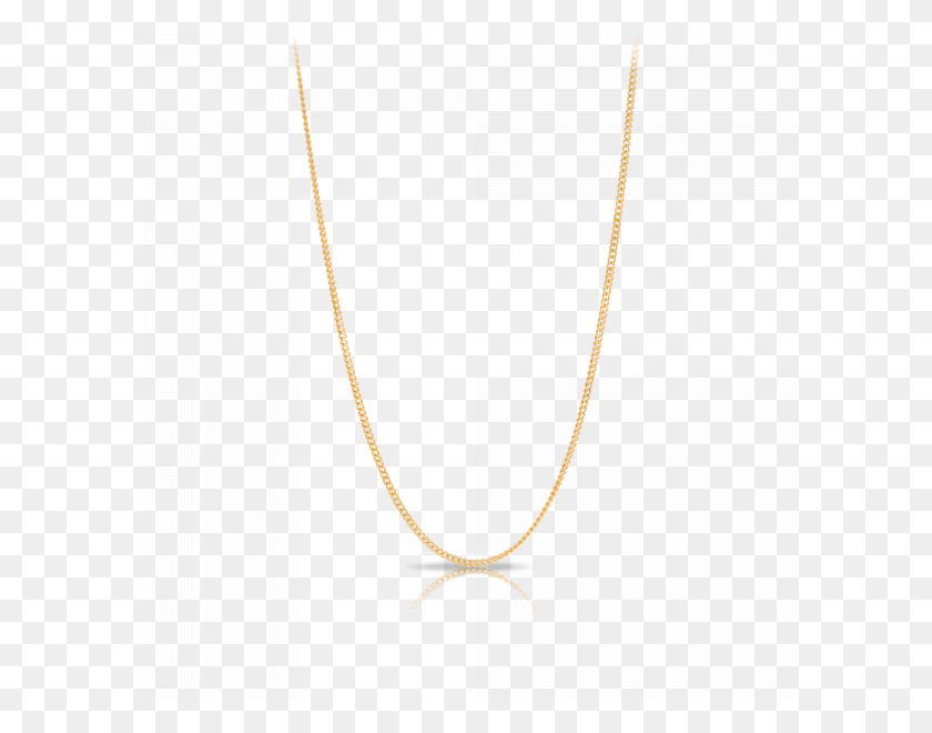 600x600 Diamond Cut Curb Link Chain Made In Yellow Gold - Diamond Chain PNG