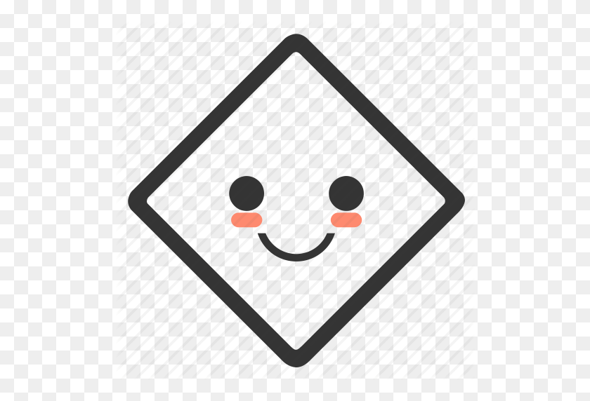 512x512 Diamond, Emoji, Emoticons, Face, Shapes, Smile, Smiley Icon - Diamond Emoji PNG