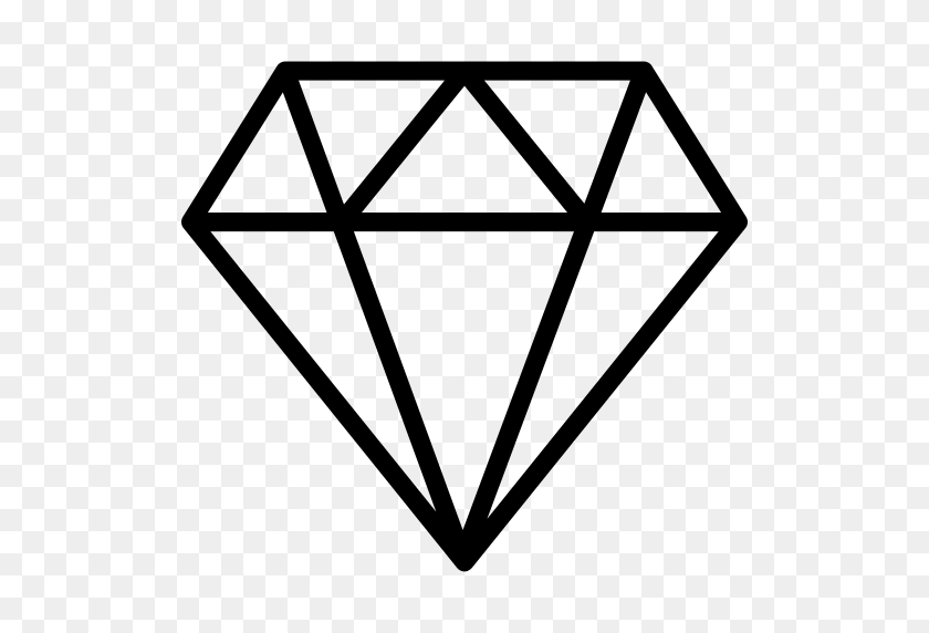 512x512 Diamond, Give, Hand Icon With Png And Vector Format For Free - White Diamond PNG