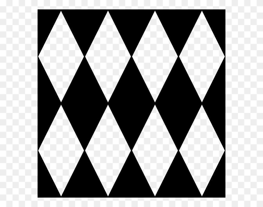 600x600 Diamond Harlequin Pattern Clip Art - Pattern PNG