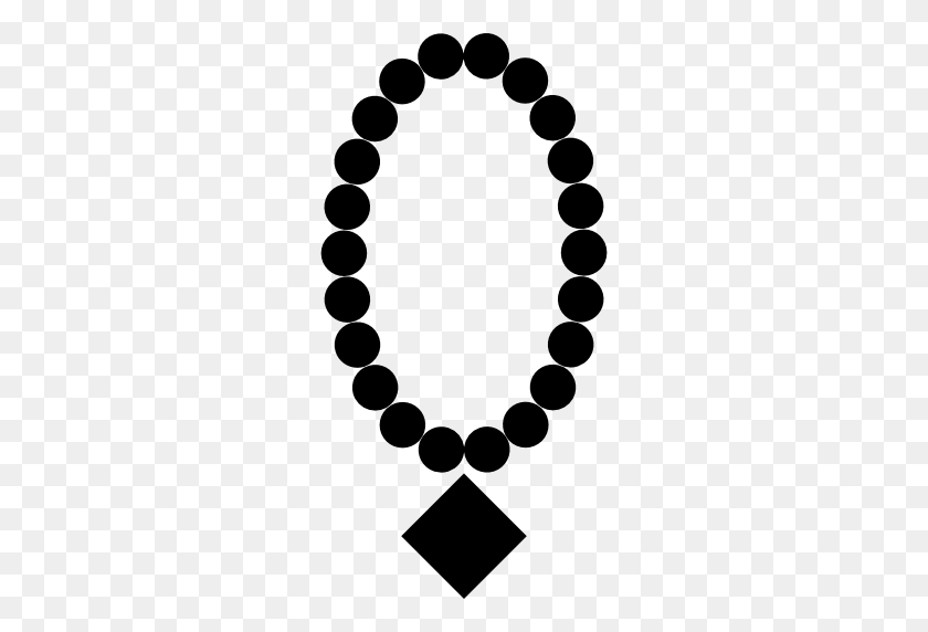 512x512 Diamond Icon - String Of Pearls Clipart
