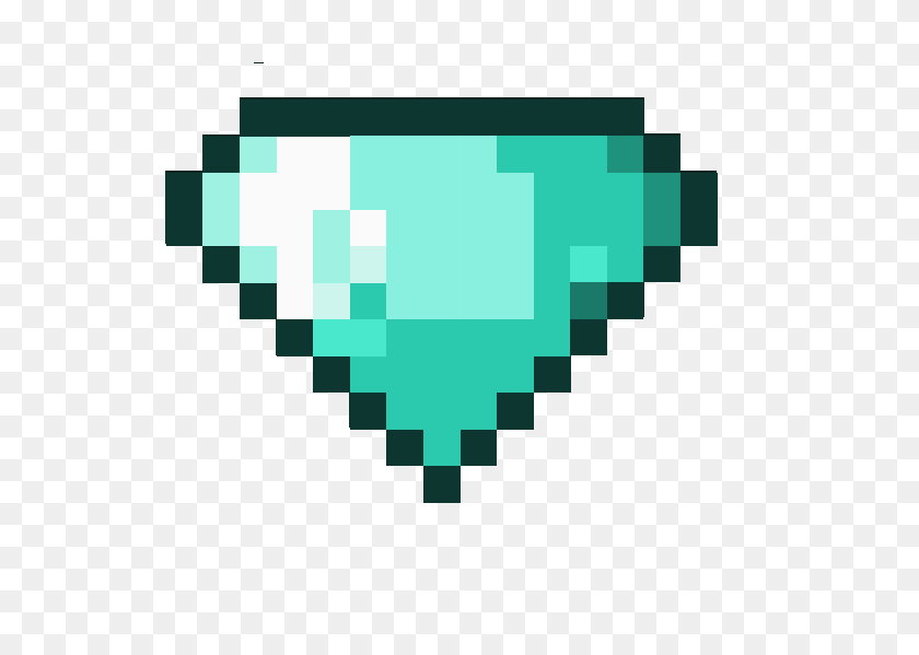 Diamante Minecraft PNG PNG.