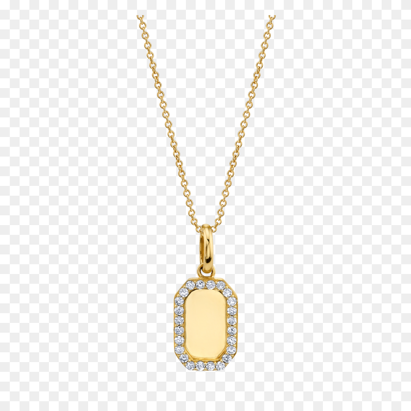 1800x1800 Rectángulo De Diamante Colgante De Oro La Última Línea - Rectángulo De Oro Png
