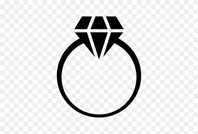 512x512 Diamond Ring Free Vector Icons Designed - Engagement Ring Clipart Free