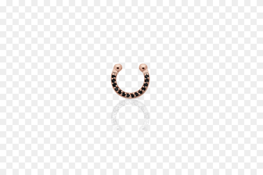 500x500 Diamond Septum Ring Meadowlark Jewellery - Septum Piercing PNG