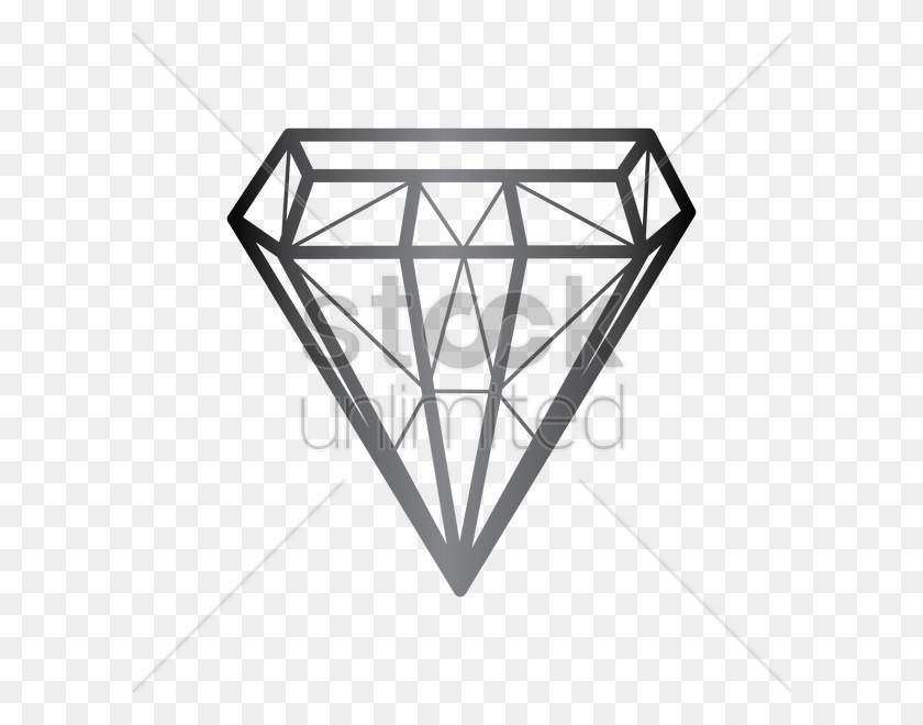 600x600 Diamond Structure Vector Image - Diamond Vector PNG
