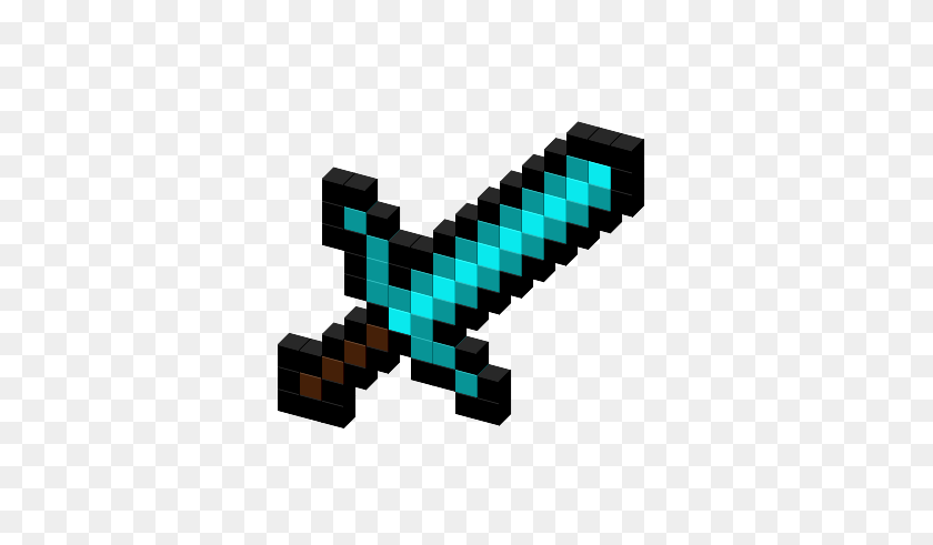 340x431 Diamond Sword Favicon - Minecraft Sword PNG