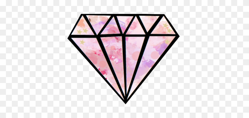 500x338 Diamond Yeyy In Tumblr Png, Tumblr Stickers - Poloroid Png