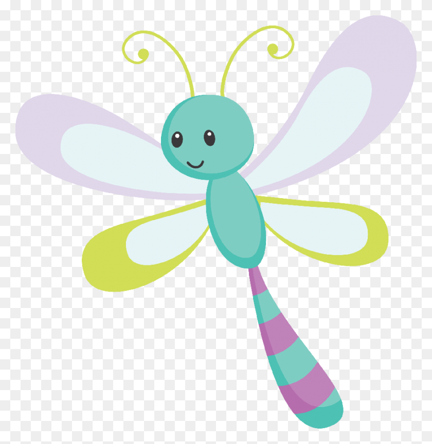 871x900 Dibujo A Color Clipart Clipart - Free Dragonfly Clipart