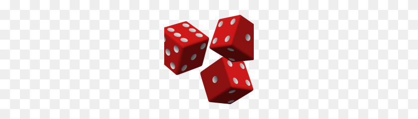 180x180 Dice - Red Dice PNG